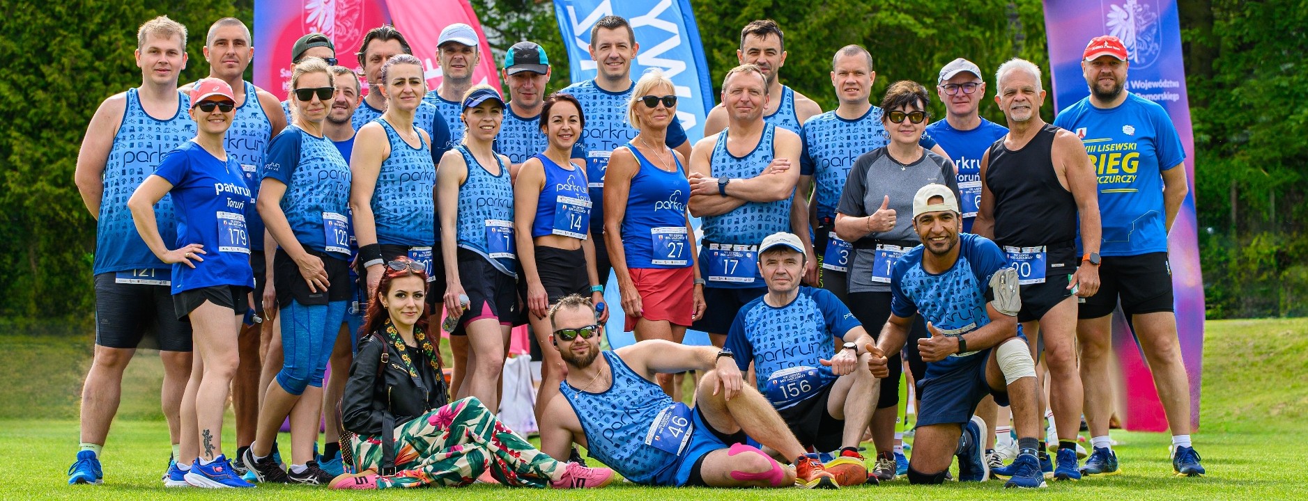 Biegi drużyny parkrun Toruń w 2025